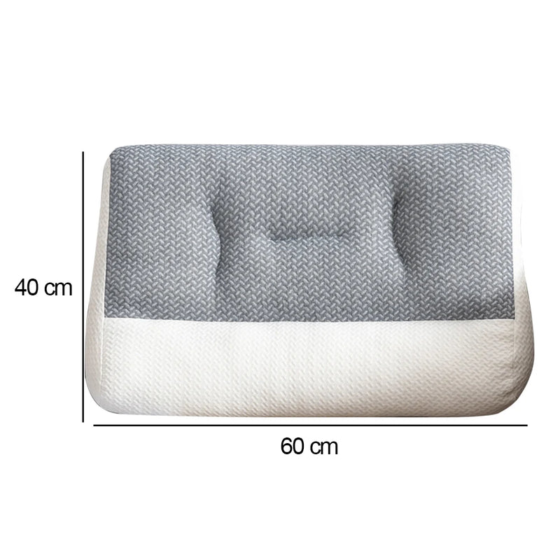 Travesseiro super ergonômico, suporte ergonômico para cabeça do pescoço, proteção para alívio da dor na coluna, posição ortopédica para dormir, travesseiro para contorno cervical